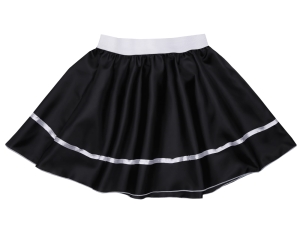 SPÓDNICZKA POLIESTER CZARNA 40cm