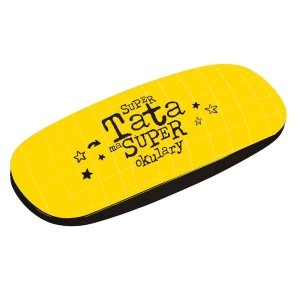 ETUI NA OKULARY SUPER TATA ŻÓŁTE