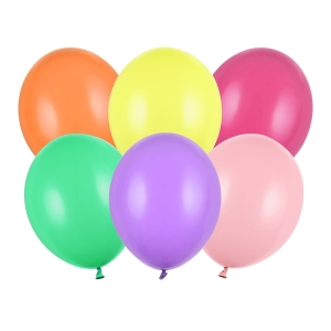 BALON PARTY DECO STRONG PASTEL BLADOKOLOROWY MIX 30cm 1szt