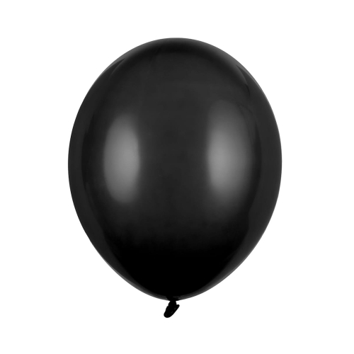 BALON PARTY DECO STRONG PASTEL CZARNY 30cm 1szt