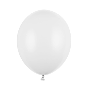 BALON PARTY DECO STRONG PASTEL BIAŁY 30cm 1szt