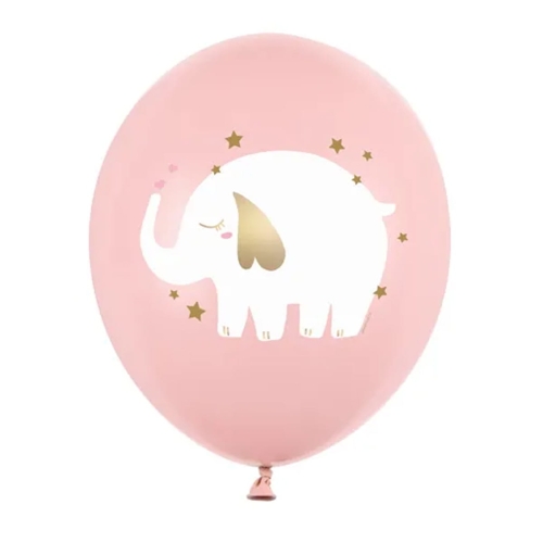 BALON PARTY DECO STRONG PASTEL SŁONIK RÓŻOWY 30cm 1szt