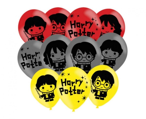 BALON AMSCAN PASTEL HARRY POTTER MIX 27cm 1szt