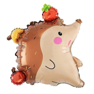 BALON GODAN JEŻYK Z OWOCAMI BRĄZOWY 18'' 45cm