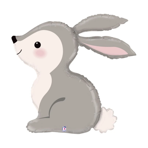 BALON GRABO KRÓLICZEK ZAJĄCZEK SZARY 36'' 91cm