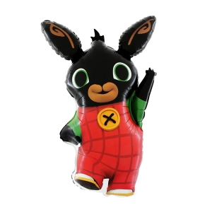 BALON GRABO KRÓLIK BING CZARNO-CZERWONY 34'' 86cm