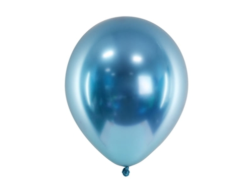 BALON PARTY DECO GLOSSY NIEBIESKI 30cm 1szt