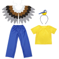 ZESTAW SIKORKA ŻÓŁTO-NIEBIESKI 134-140 5el