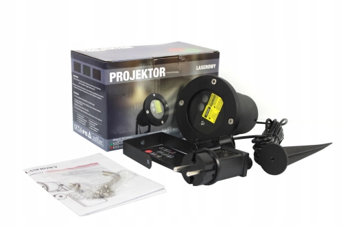 PROJEKTOR LASEROWY RUCHOMY + PILOT