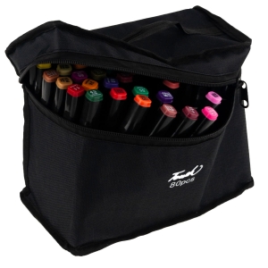 ZESTAW DWUSTRONNYCH MARKERÓW ETUI 80SZT