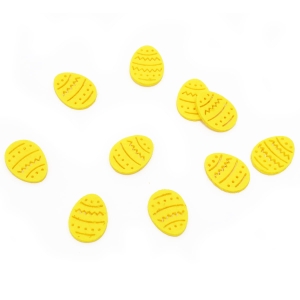 KONFETTI PISANKI FILCOWE ŻÓŁTE 10szt