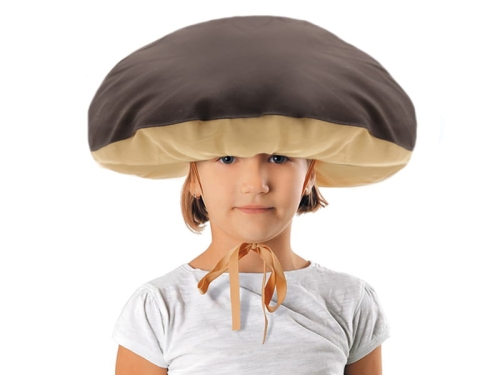 CZAPKA GRZYBEK BRĄZOWA