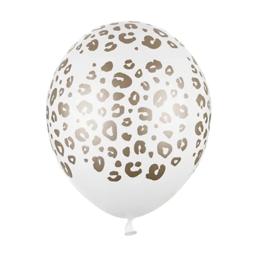 BALON PARTY DECO STRONG PASTEL CĘTKI BIAŁY 30cm 1szt