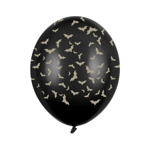 BALON PARTY DECO STRONG PASTEL NIETOPERZE CZARNY 30cm 1szt