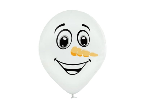 BALON BELBAL PASTEL BAŁWANEK BIAŁY 30cm 1szt