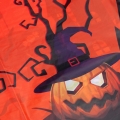 OBRUS FOLIOWY HALLOWEEN DWÓR DYNIE POMARAŃCZOWY 265x140cm