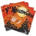 SERWETKI HALLOWEEN DUCHY DWÓR POMARAŃCZOWE 10szt