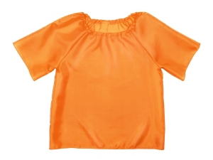 BLUZKA CHŁOPIEC POLIESTER POMARAŃCZOWA 134-140