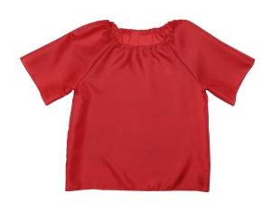 BLUZKA CHŁOPIEC POLIESTER CZERWONA 116-128