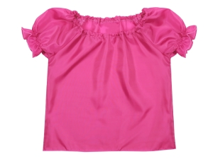 BLUZKA DZIEWCZYNKA POLIESTER FUKSJA 98-110