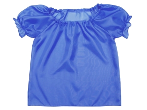 BLUZKA DZIEWCZYNKA POLIESTER NIEBIESKA 116-128