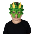 MASKA DINOZAUR FILCOWA ZIELONA
