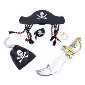 ZESTAW PIRAT CZARNY 5el