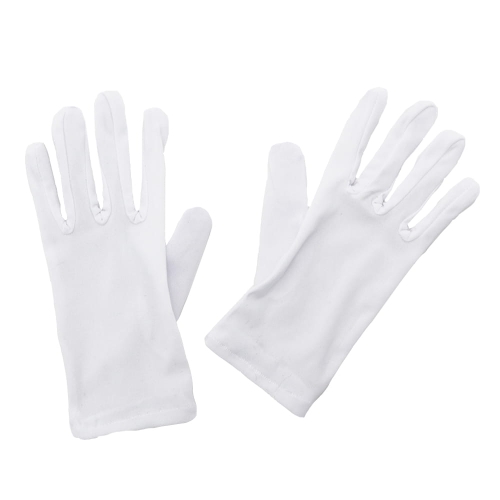 RĘKAWICZKI KRÓTKIE ELASTYCZNE BIAŁE 20cm