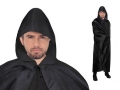 STRÓJ PELERYNA Z KAPTUREM POLIESTER CZARNA 132cm