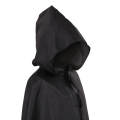 STRÓJ PELERYNA Z KAPTUREM POLIESTER CZARNA 132cm