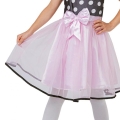 STRÓJ SUKIENKA MYSZKA MINNIE CZARNO-JASNORÓŻOWA 120-130