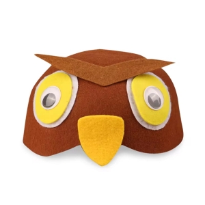 CZAPKA SOWA BRĄZOWA