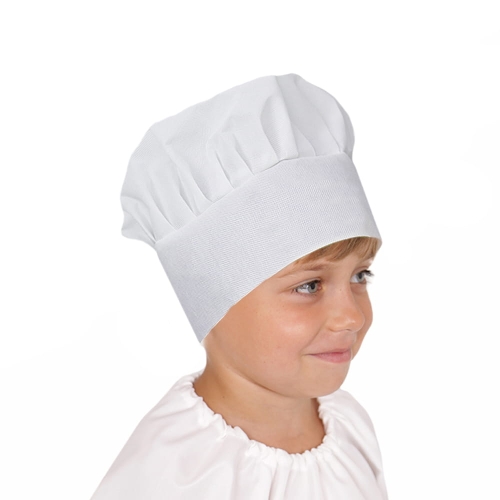 CZAPKA KUCHARSKA DZIECIĘCA BIAŁA