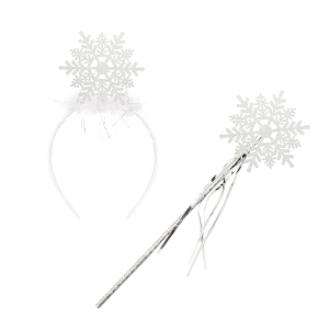 ZESTAW ŚNIEŻYNKA BIAŁY 2el