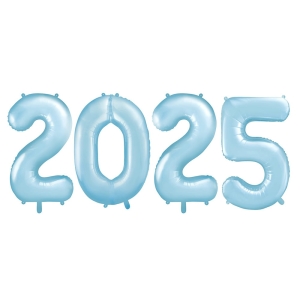 BALONY 2025 BŁĘKITNE 34'' 86cm 4el