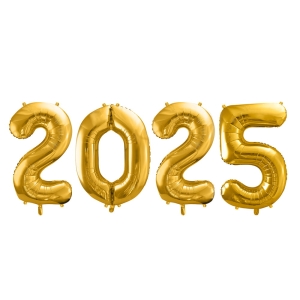 BALONY 2025 ZŁOTE 34'' 86cm 4el