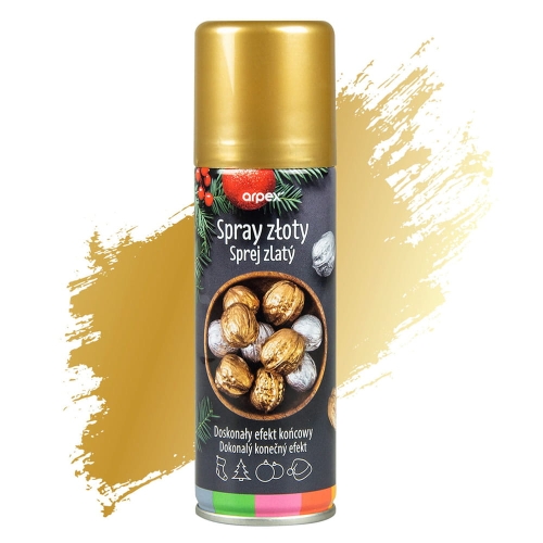 FARBA SPRAY DO DEKORACJI ZŁOTA 125ml