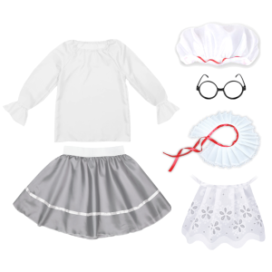 ZESTAW BABCIA BIAŁO-SZARY 98-110 6el