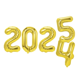 BALONY 2024/2025 ZŁOTE 28'' 70cm 4el