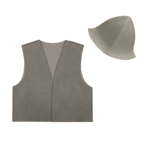 ZESTAW PASTUSZEK SZARY 98-110 2el
