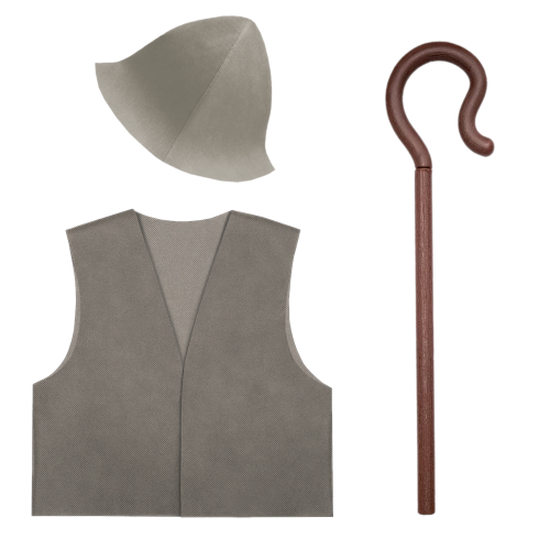 ZESTAW PASTUSZEK SZARY 116-140 3el
