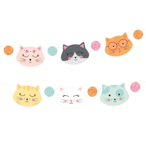 GIRLANDA KOTKI KOLOROWA 1,5m