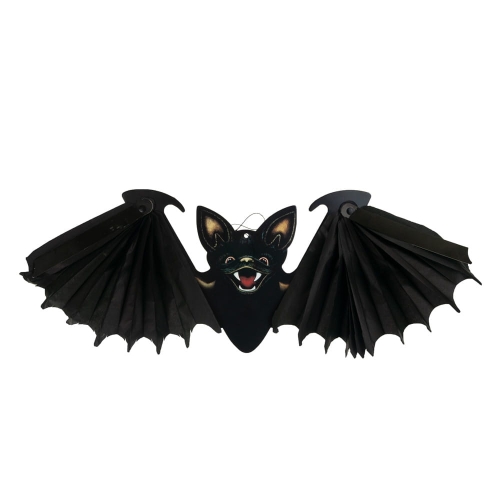 ZAWIESZKA NIETOPERZ PAPIEROWA CZARNA 19cm