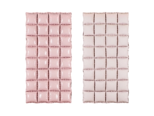 BALON PANEL FOLIOWY DO ŚCIANKI DWUSTRONNY JASNORÓŻOWY 43'' 110cm