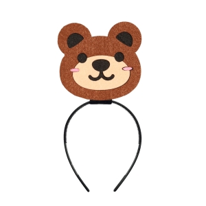 OPASKA MIŚ FILCOWA BRĄZOWA