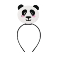 OPASKA PANDA FILCOWA BIAŁO-CZARNA