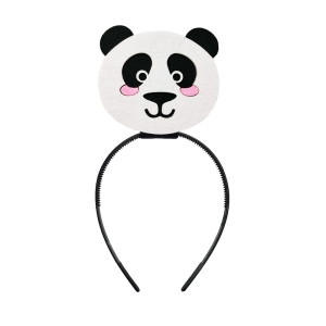 OPASKA PANDA FILCOWA BIAŁO-CZARNA