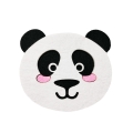 OPASKA PANDA FILCOWA BIAŁO-CZARNA