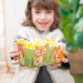 PUDEŁKA NA CHIPSY LEŚNE ZWIERZĄTKA 3szt
