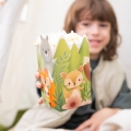 PUDEŁKA NA POPCORN LEŚNE ZWIERZĄTKA 6szt